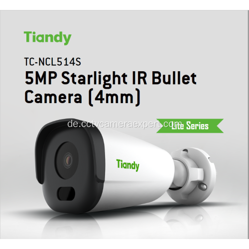 IR Bullet Kamera 5MP Tiandy TC-NCL514S Starlight